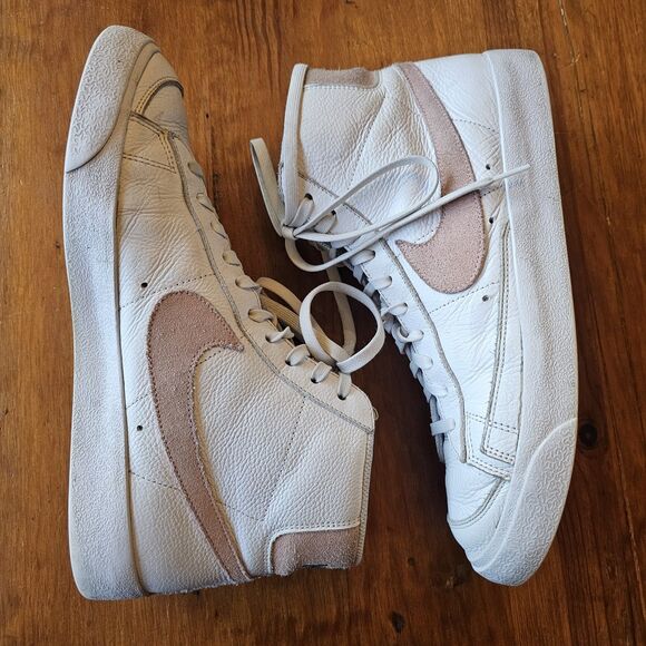 Nike Blazer '77 Vintage Mid White Pink Oxford Womens Size US 11 EU 45 - Picture 5 of 9